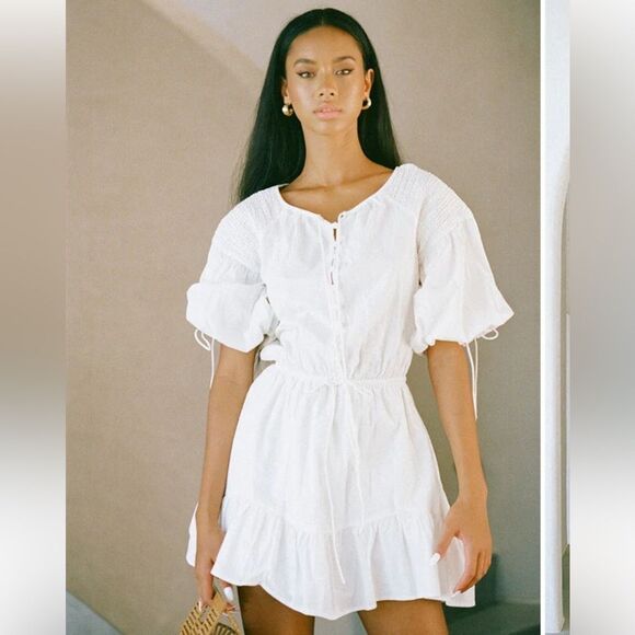 Sabo Skirt Anouk Dress in White - Picture 1 of 11